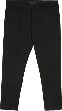 low brand Stijlvolle Broeken voor Mannen - Heren - Slim Fit Broeken - Zwart - W40 - Broeken
