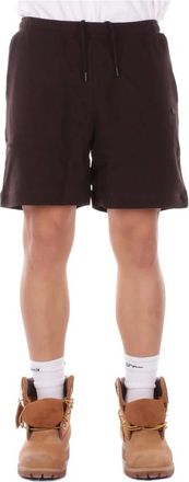 Lacoste Textured Jersey Shorts - Heren - Korte Broeken - Bruin - S - Katoen - Korte Broeken
