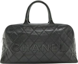 Chanel Pre-owned Handbags, female, Black, Size: ONE SIZE Pre-owned Vintage Handbag