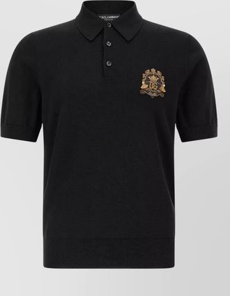Dolce & Gabbana wool polo shirt