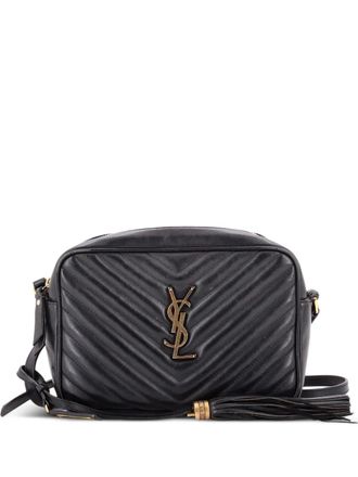 Saint Laurent Lou Camera Bag Matelasse Chevron Leather Small crossbody bag - Nero
