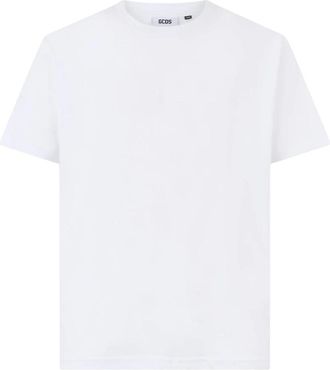 GCDS Clown Oversized T-shirt - Heren - T-shirts - Wit - M - Katoen - Tops
