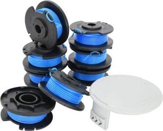 OEM Carrete De Repuesto Ryobi One Plus Ac14rl3a 18v 24v 40v 3m 0.1cm, Fuente De Alimentaci&oacute;n Inal&aacute;mbrica Para Automatizaci&oacute;n Con Tapa Ac14hca (8 Carretes,