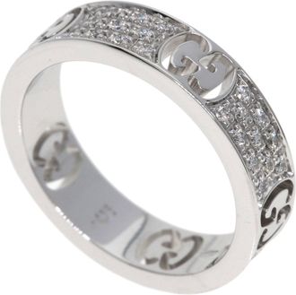 Gucci White Gold (18K) Band Ring (Pre-Owned)