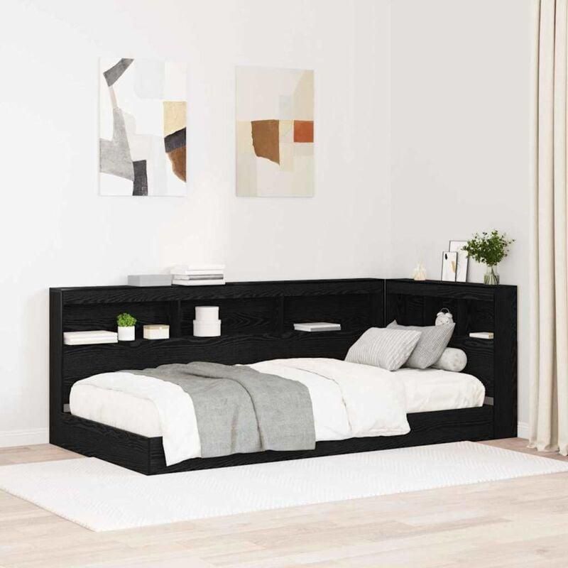 Testiera Letto In Metallo Nero 160 Cm - Design Classico, Struttura Robusta In Acciaio, Gambe Stabili