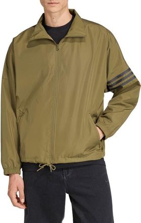 adidas Neuclassics Track Jacket in Focus Olive at Nordstrom, Size X-Large R
