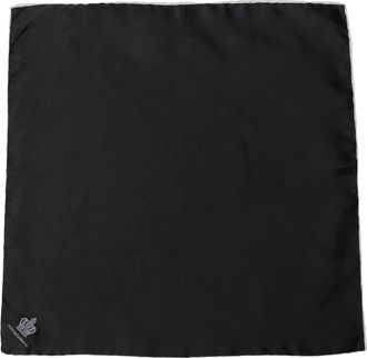 Dolce & Gabbana Silk Pocket Square - Black