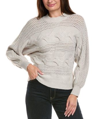 Rain + Rose Open Knit Sweater