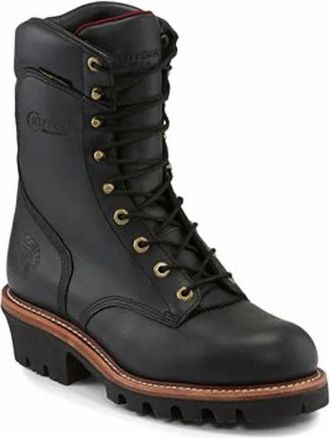 Chippewa Mens Super Dna 9 Steel Toe Insulated Work Boots In Black