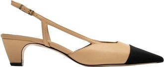 Parall&egrave;le Orso Slingback - Dames - Pumps - Beige - 39 1/2 EU - Leer - Schoenen