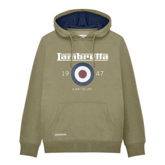 Lambretta Unisex Adult Doel Hoodie (Groen)
