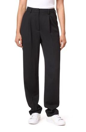 Scotch & Soda Robyn Relaxed Fit Gabardine Pants in Evening Black at Nordstrom Rack, Size 29 X 32