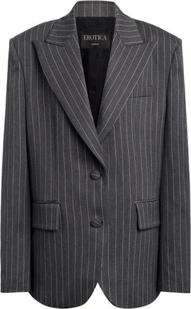 Dondup Blazer Monopetto Gessato - female - Dondup - Blazers - Gray - S - Jackets