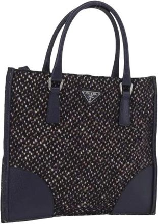 Prada Pre-owned Handbags, female, Purple, Size: ONE SIZE Pre-owned Vintage Hand Bag
