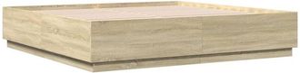 vidaXL Vidaxl - Estructura de cama madera de ingeniería roble Sonoma 200x200 cm