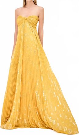 Alexis Soleil Maxi Dress In Yellow