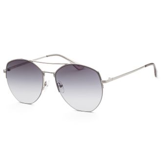 Calvin Klein Mens 57mm Silver Sunglasses