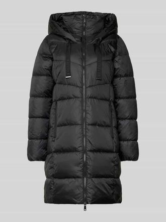 s.Oliver Red Label Regular Fit Steppmantel mit Kapuze in Black, Gr&ouml;&szlig;e 34