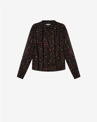 Isabel Marant Blouse Florine - Femme - Noir Et &Eacute;cru - Taille 34 - Marant &Eacute;toile