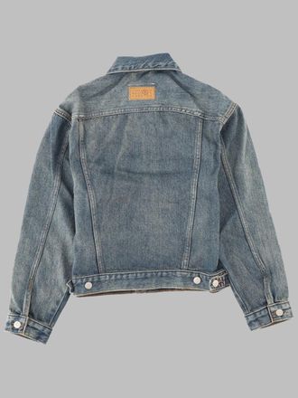 Maison Margiela Denim Logo Jacket - Blue