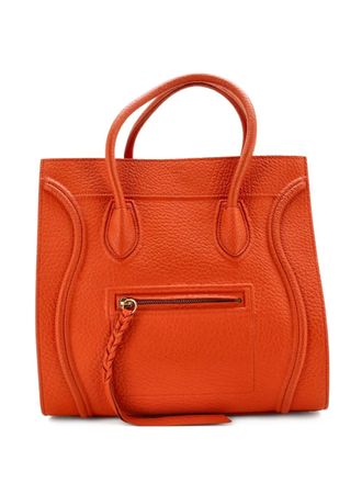 Celine Phantom Bag Grainy Leather Medium tote bag - Oranje