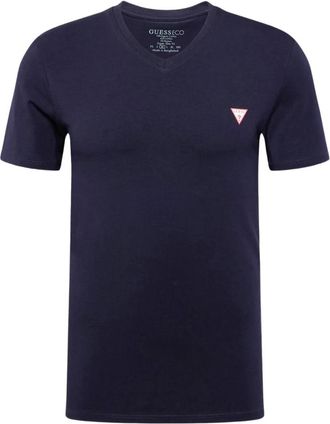Guess Hombre, Camisetas, Azul, Talla: 2XL