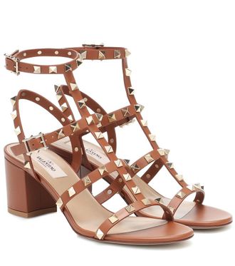 Valentino Garavani Sandali Rockstud in pelle