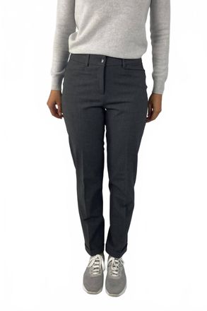 Cambio Kathreen Slim Pant In Asphalt Grey