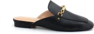 Guess Marisa Mules - Dames - Slip ons - Zwart - 37 EU - Leer - Schoenen
