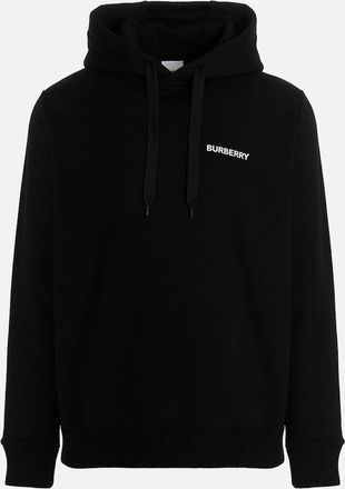 Burberry Mens Burberry Avondale EKD Hoodie in Black - Size: 40
