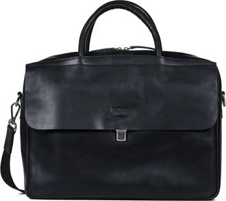Howard London Charlie Laptoptas - Heren - Laptoptassen - Bruin - ONE Size - Leer - Tassen