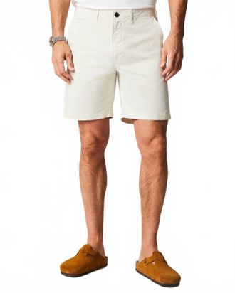 Billy Reid Mens Chino Short In Egg Shell