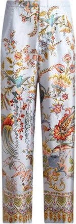Etro Etro bedrukte zijden broek