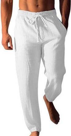 Short Ample Homme été - Coupe Loose, Cordon De Serrage - Confort Léger Pour Rando, Vélo, Vacances
