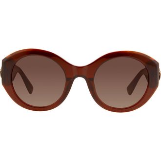 Kurt Geiger 51mm Sunglasses in Brown/Brown Sf at Nordstrom
