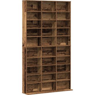 vidaXL Vidaxl - Mueble Para Cd Con Estante Madera Vieja 101 X 23 X 177.5 Cm