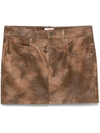 Isabel Marant Tobacco Brown Kimmy Mini Skirt