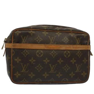 Louis Vuitton Pre-owned Tela clutches - - Pre-owned - Donna - Marrone - ONE SIZE