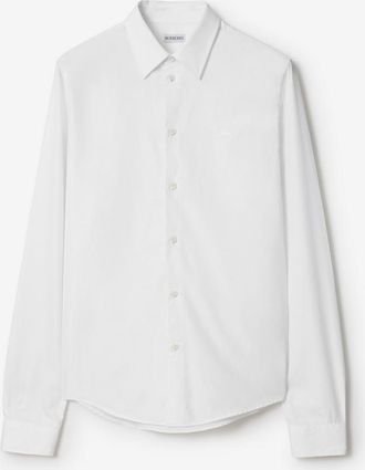 Burberry Regular Fit Cotton Poplin Shirt