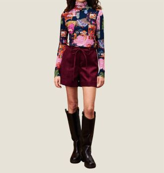FRNCH Gerbera Long Sleeve Shirt In Multi