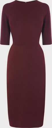L.k. Bennett Womens Liya dresses, Burgundy - Red - Size 12 UK