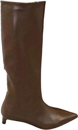 Generic Womens Patent Leather High Boots Daily Office Casual Slip On Tall Boots