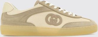 Gucci Sneakers G75 low-top in tessuto e pelle scamosciata con monogram GG