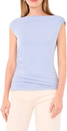 Halogen Cowl Neck Sleeveless Top in Blue Fog at Nordstrom Rack, Size X-Large