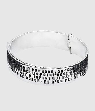 Serge Thoraval Bracelet Edmond Rostand Riveté Argent