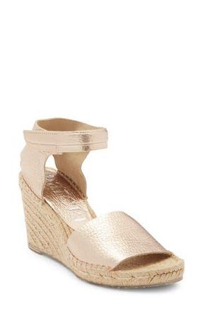 Pedro Garcia Olany Espadrille Wedge Sandal in Rose Gold at Nordstrom Rack, Size 6.5Us / 36.5Eu