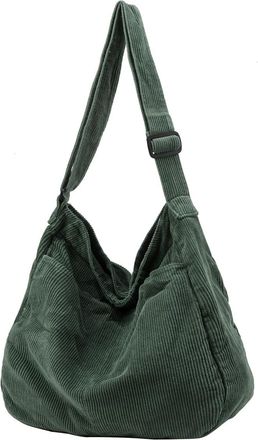 Generic EHOTER Canvas Tote Bag Casual Hobo Crossbody Shoulder Bag for Women and Men Large Purse Messenger Bag Travel Work (Green)