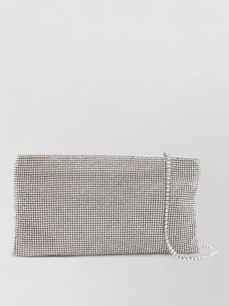 Benedetta Bruzziches evening clutch la petite chain rhinestones