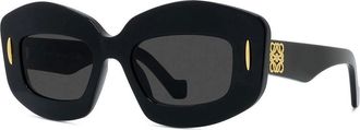 Loewe LW40114I 01A Womens Sunglasses Black Size 49