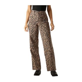 Y.A.S Y.a.s, Broeken, Dames, Veelkleurig, W32, Katoen, Wijde Pijpen Zwarte Jeans